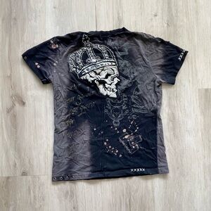 Rebel Spirit Skull T-Shirt